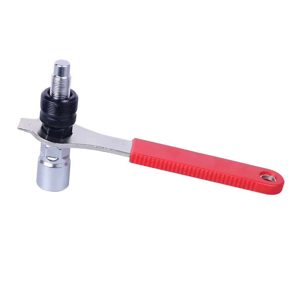 

1 set Crank Extractor Bottom Bracket Remover 20 Teeth Splined Type Bike Repair Tool Red 16Mm Spanner For Suntour