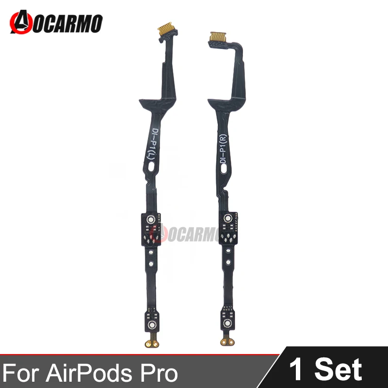 Aocarmo For AirPods Pro A2190 A2084 A2083 Bottom Empty Flex Cable Without Microphone Mic And Chip IC Repair Replacement Part