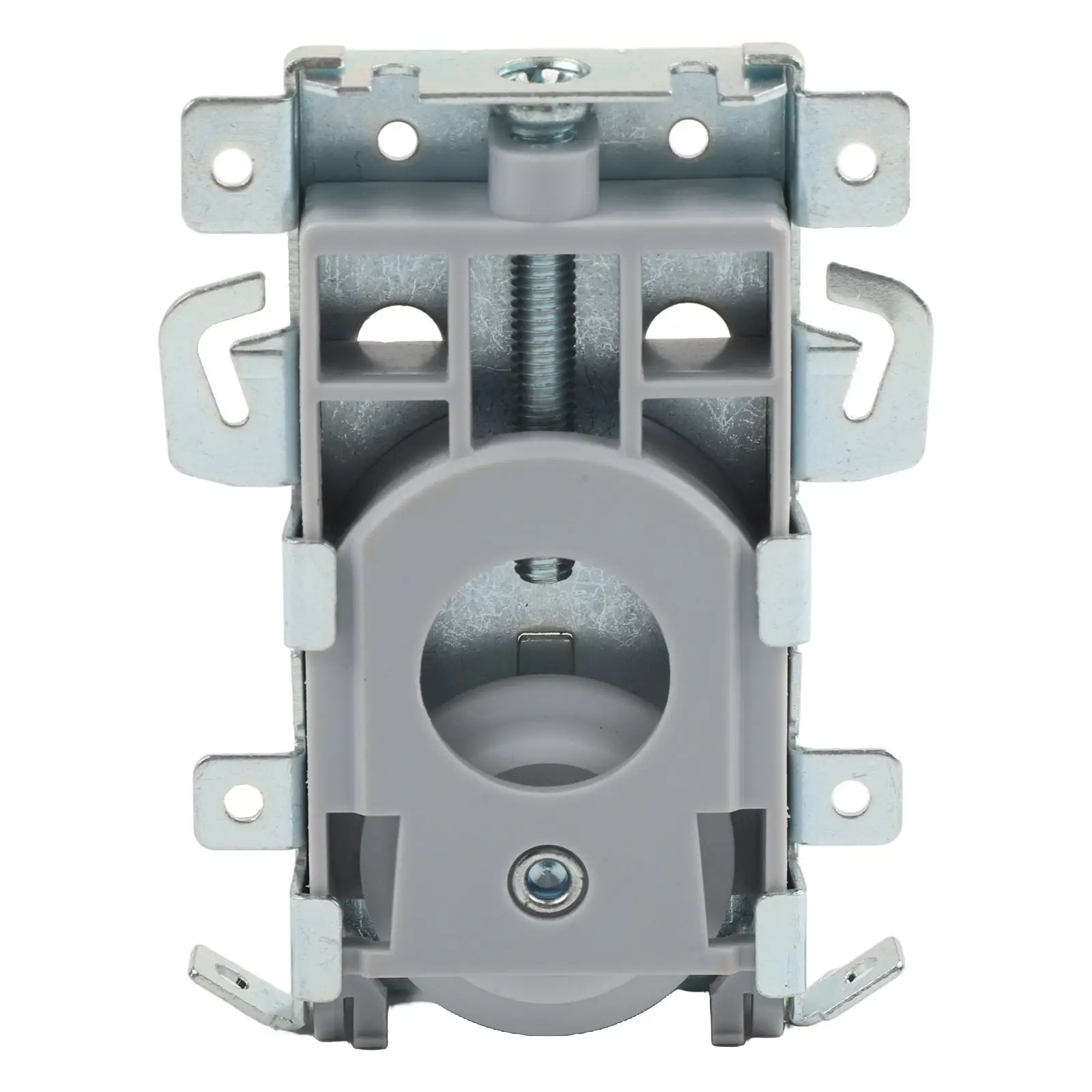 1 قطعة أدلة الباب المنزلق المعدني بكرات-بلاستيك دائم انزلاق الباب بكرة انزلاق الباب الصلب التقسيم السفلي المسار كام الأسطوانة