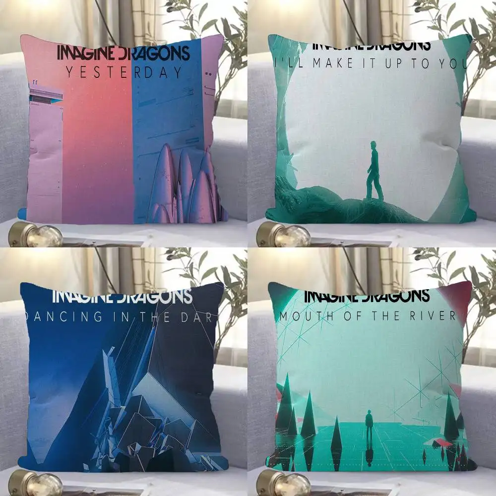 Band T-Twenty O-One P-Pilots Cushion Cover Car Throw Pillow Case For Sofa Car Christmas Gift 40x40cm 45x45cm