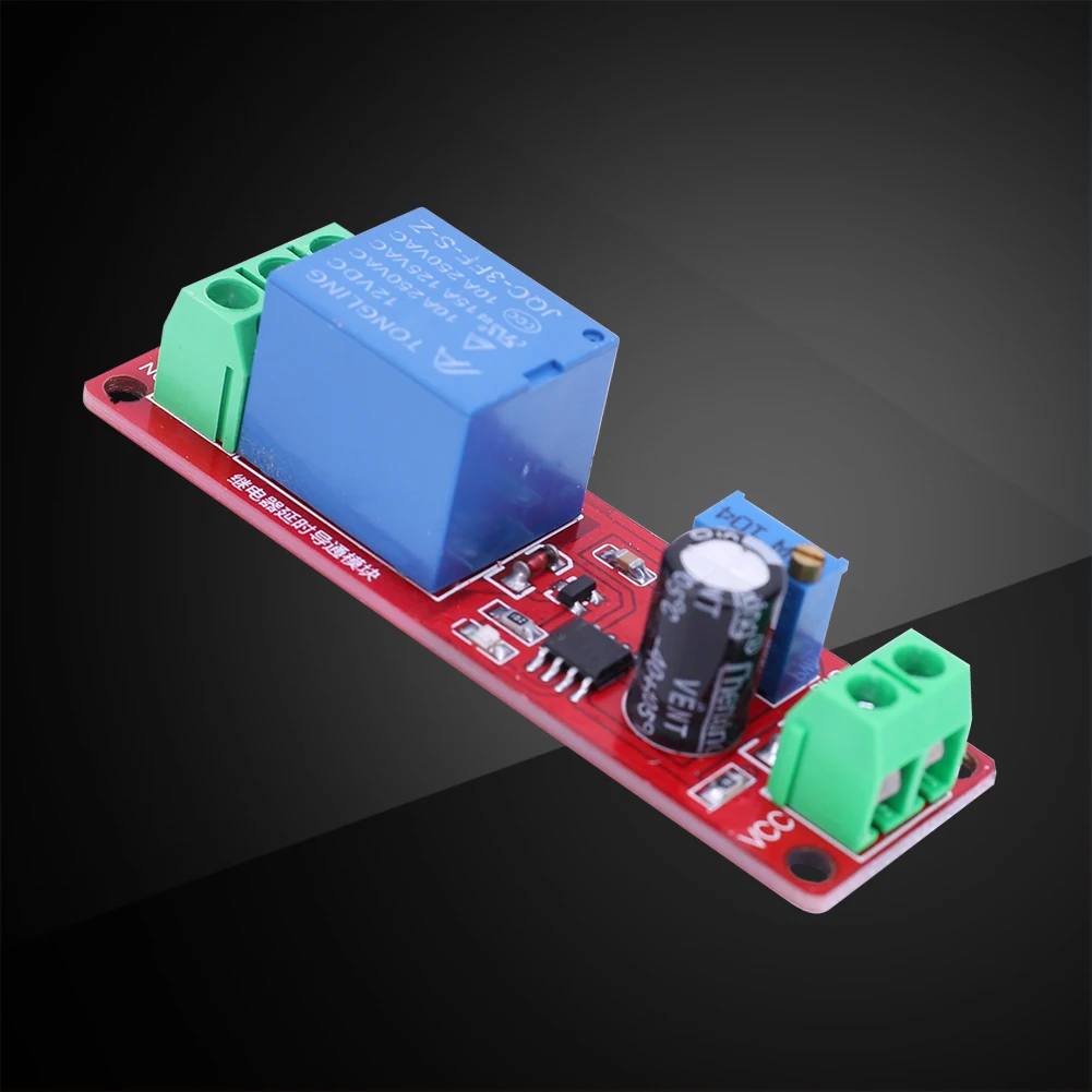 DC 12V Adjustable Disconnect Module NE555 Delay Relay Shield Timer Switch Monostable for Automotive