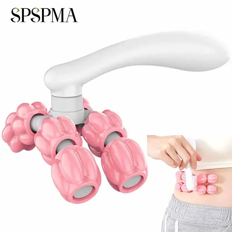 SPSPMA  1PCS Hand Held Massager Massager Roller for Hand Muscle Back Neck Foot Shoulder Leg Massage Tool