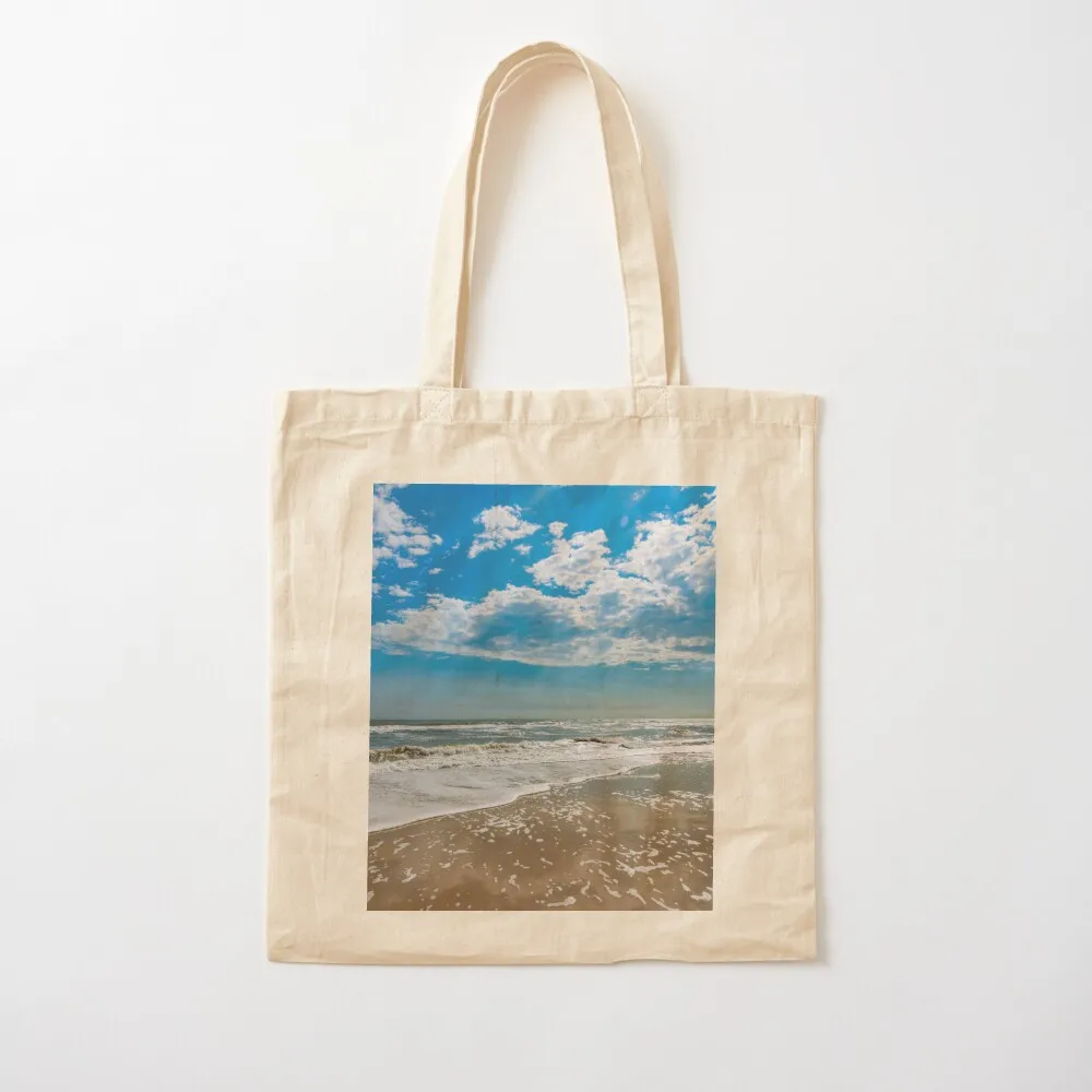 

Poetry of Waves Tote Bag cloth bag woman cute pouch bag Handbags women free delivery bags