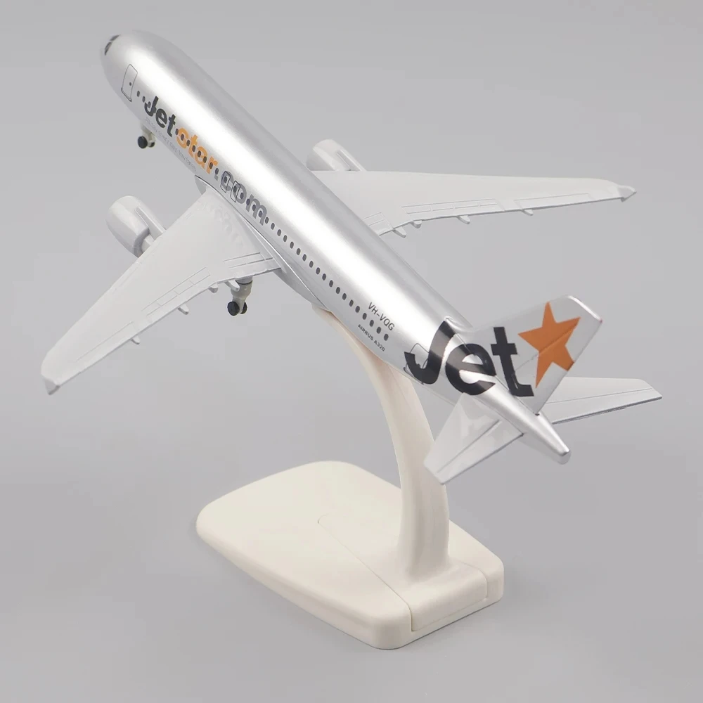 20CM Alloy Model Jetstar Airlines A320 toy airplane for kids Collected Gift By Aviation with Landing Gear Wheels view 3