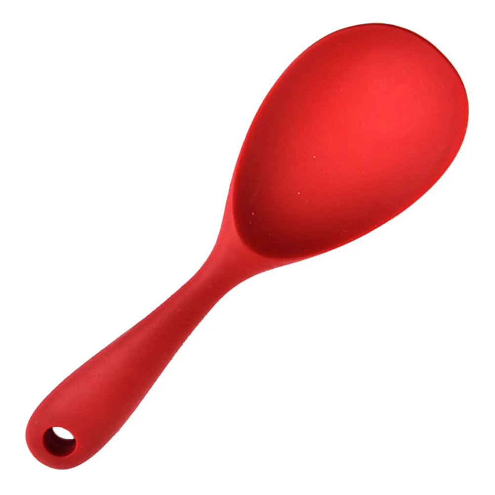 

Silicone Rice Slicone Nonstick Spatula Rice Spoon Non-Stick Spoon Easy Clean Portable Storage Kitchen Bar Tools
