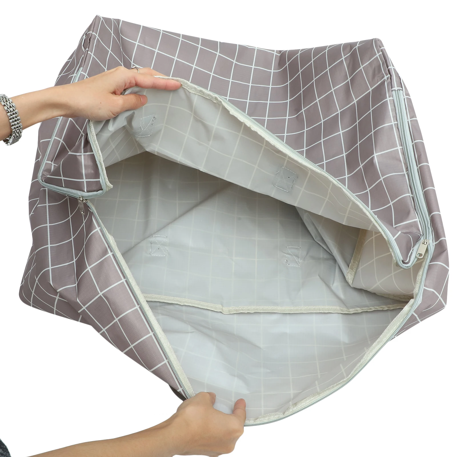 

Quilt Storage Bag Oxford Cloth Moistureproof Large Capacity Foldable Reusable Travel College Moving Seasonal