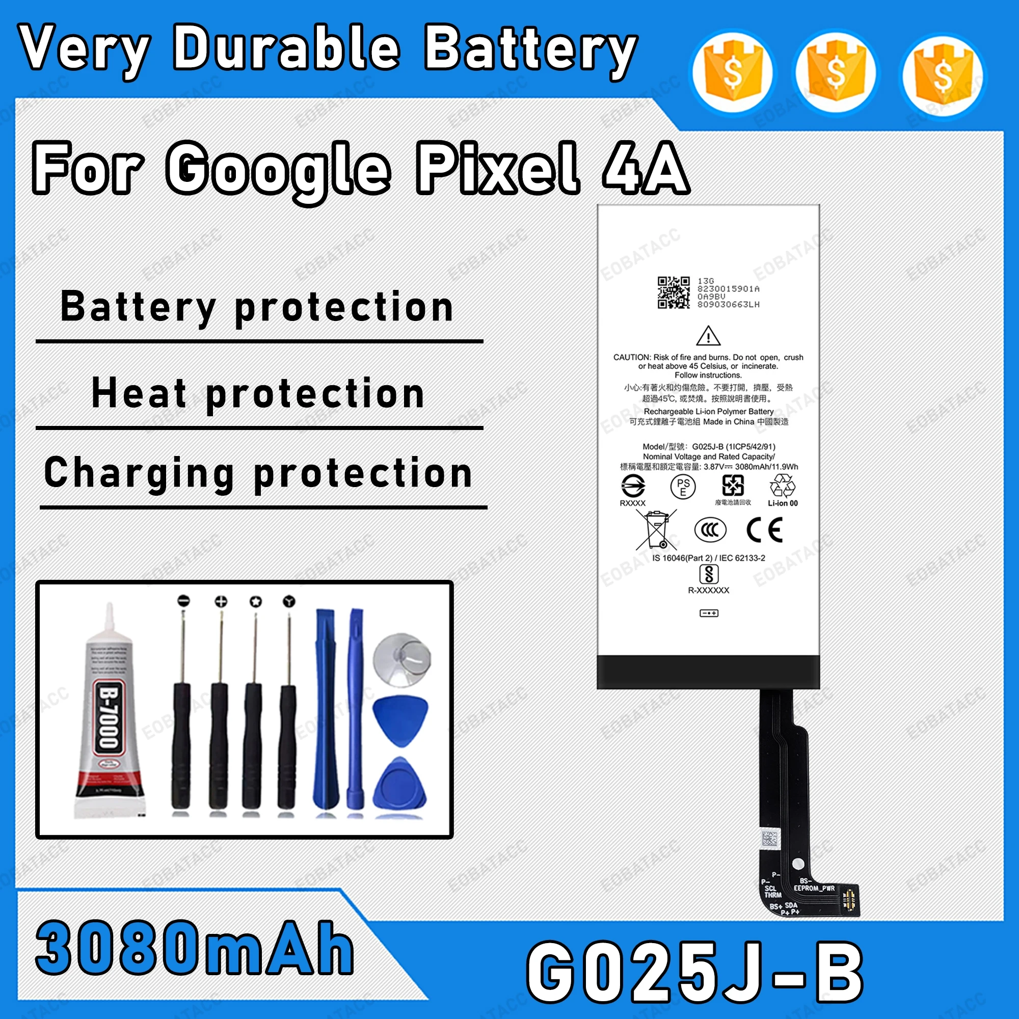 3080Mah 100% New G0…