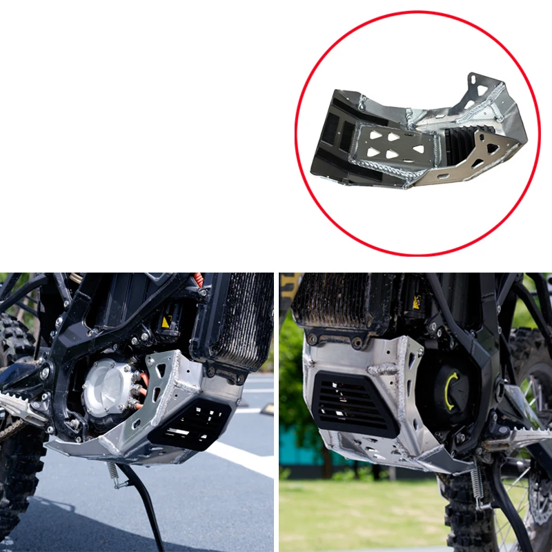 

1PCS For Surron Ultra Bee Aluminum Alloy Skid Plate Half-Cover Chassis Protective Guard Off-road Motorcycle Modified Accessories