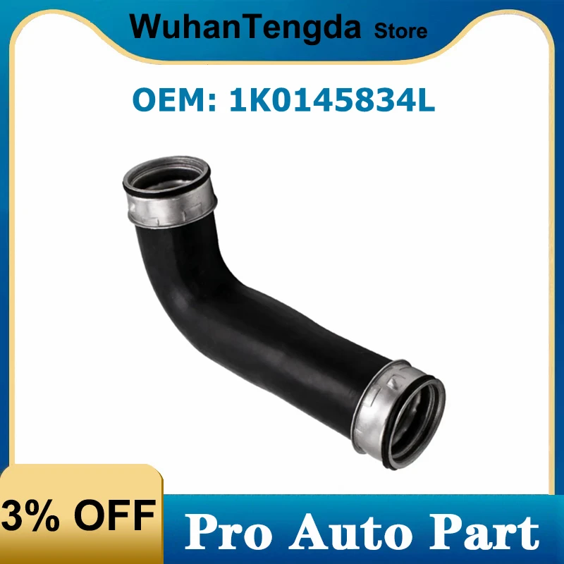 

1K0145834L Intercooler Turbo Hose Boost Pipe Fit for VW GOLF V CADDY PASSAT TOURAN 1.9 2.0