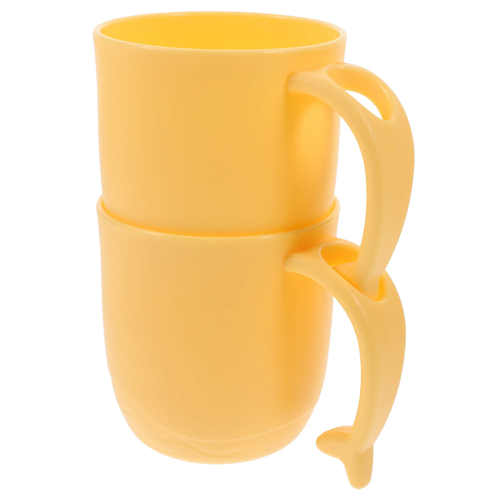 2 قطعة مقبض ذيل دولفين غير قابل للكسر أكواب فرشاة الأسنان مادة PP متعددة الأغراض للاستحمام وغسل الشعر والسفر والاستخدام العائلي #5