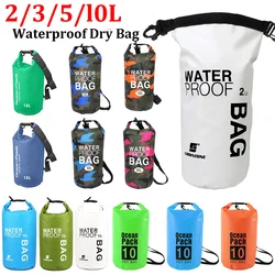 Sac étanche flottant pour la natation, le rafting, le kayak, le trekking en rivière, la voile, le canoë, le bateau, les sacs d'eau, 2L, 3L, 5L, 10L