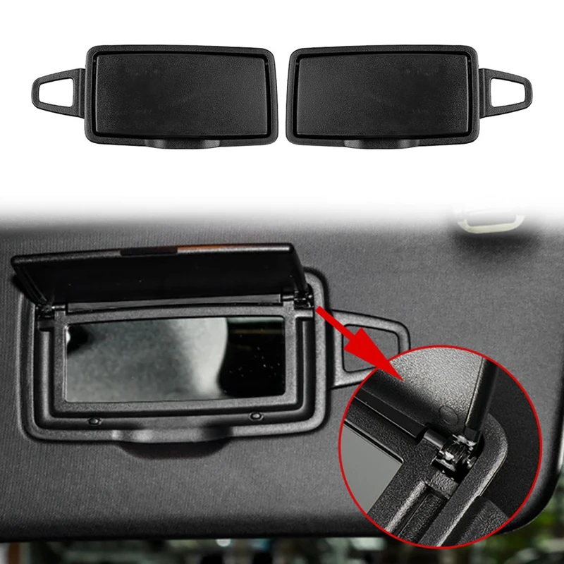 Car Front Sun Shade Visor Makeup Cosmetic Mirror Cover Replacement For Mercedes Benz C Class GLC W205 W253