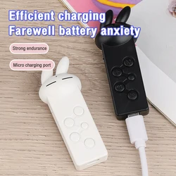 Bluetooth 5.0 MP3 Player Cute Bunny Mini MP3 Player Supporting TF Card Portable Sports Running Music Personal Stereo