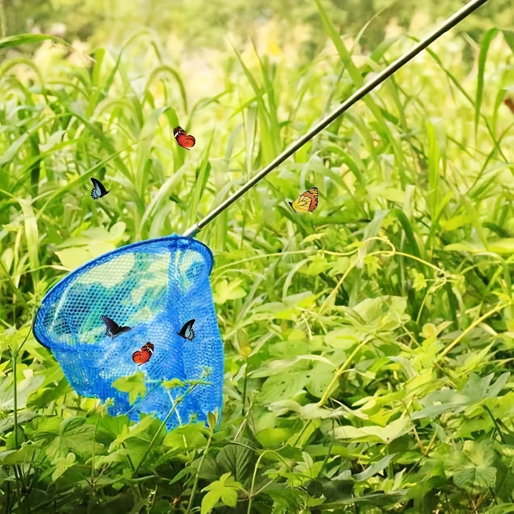 1pc Telescopic Butterfly Fishing Nets for Catching Insect Net Outdoor Tools for Catching Bugs Fish Insect Ladybird