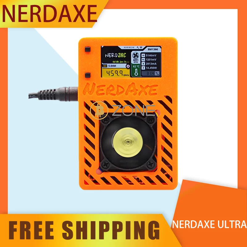 Bitaxe Nerdaxe Ultra 500GH/S 12W BM1366 ASIC Chip Open-source Bitcoin ASIC Miner Custom for S19XP SHA256 BTC Lottery Miner