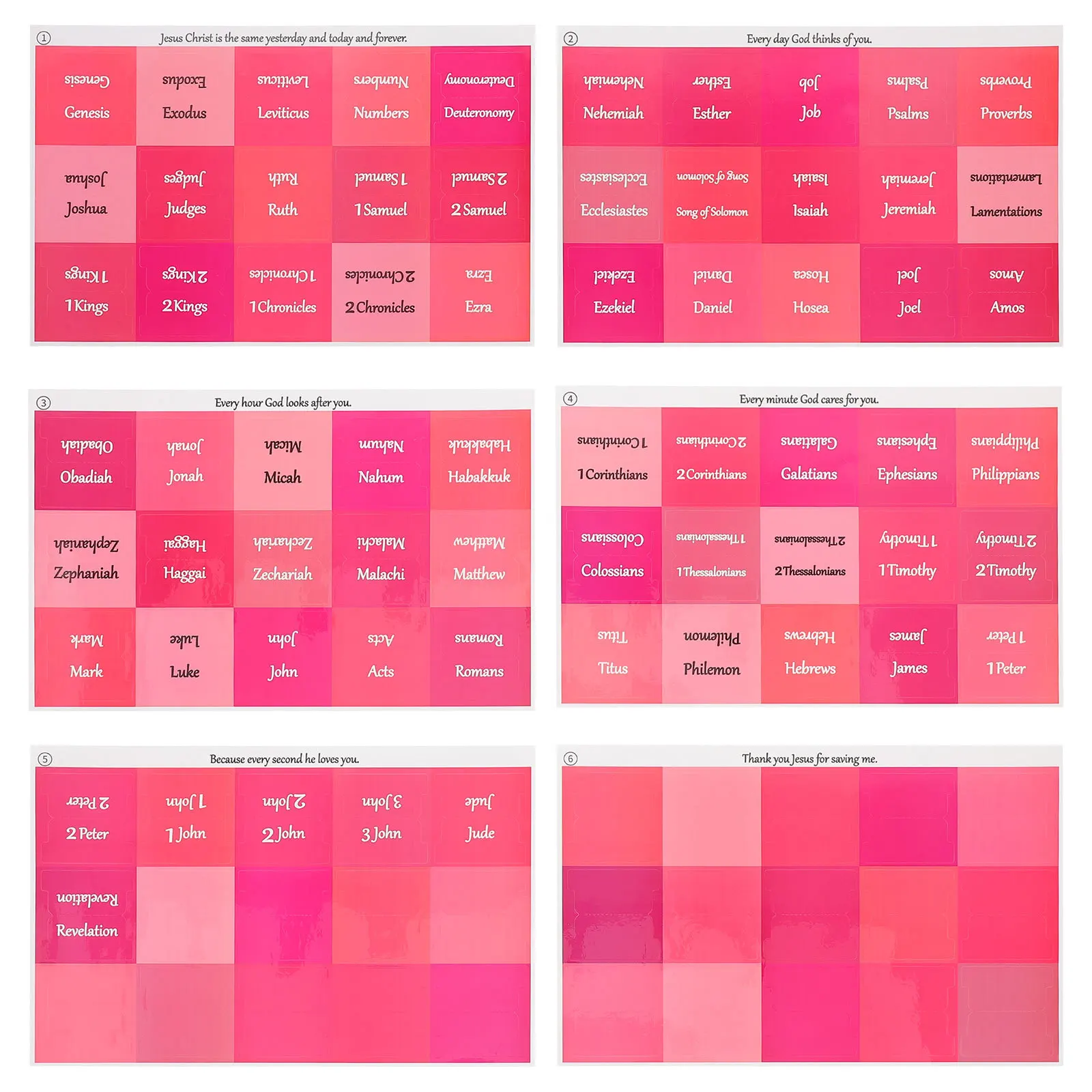6 أوراق علامات تبويب شهرية مقاومة للماء، علامات صفحة لاصقة، ملصقات ملصقات لقراءة دفتر الملاحظات المخططية #1