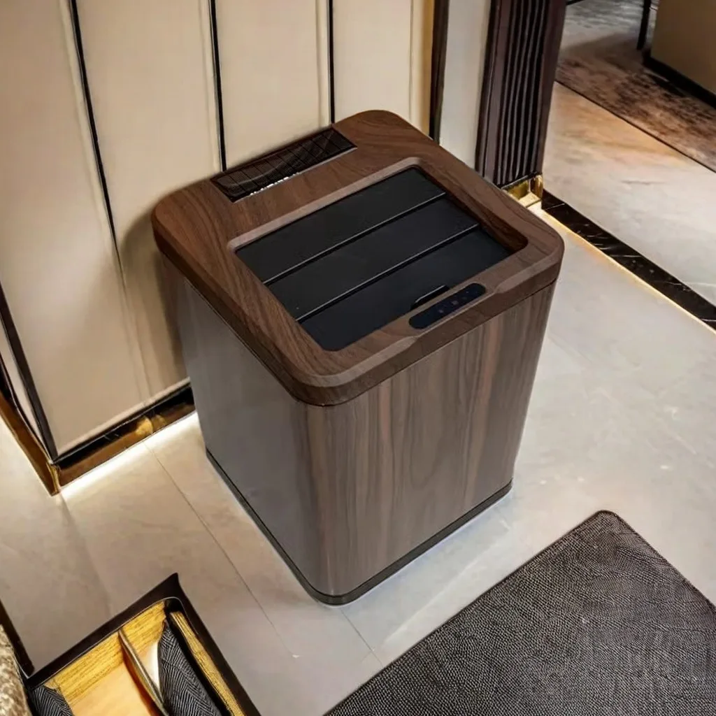 

High-end trash can intelligent induction new Chinese living room bathroom kitchen light luxury household 2024 new high value