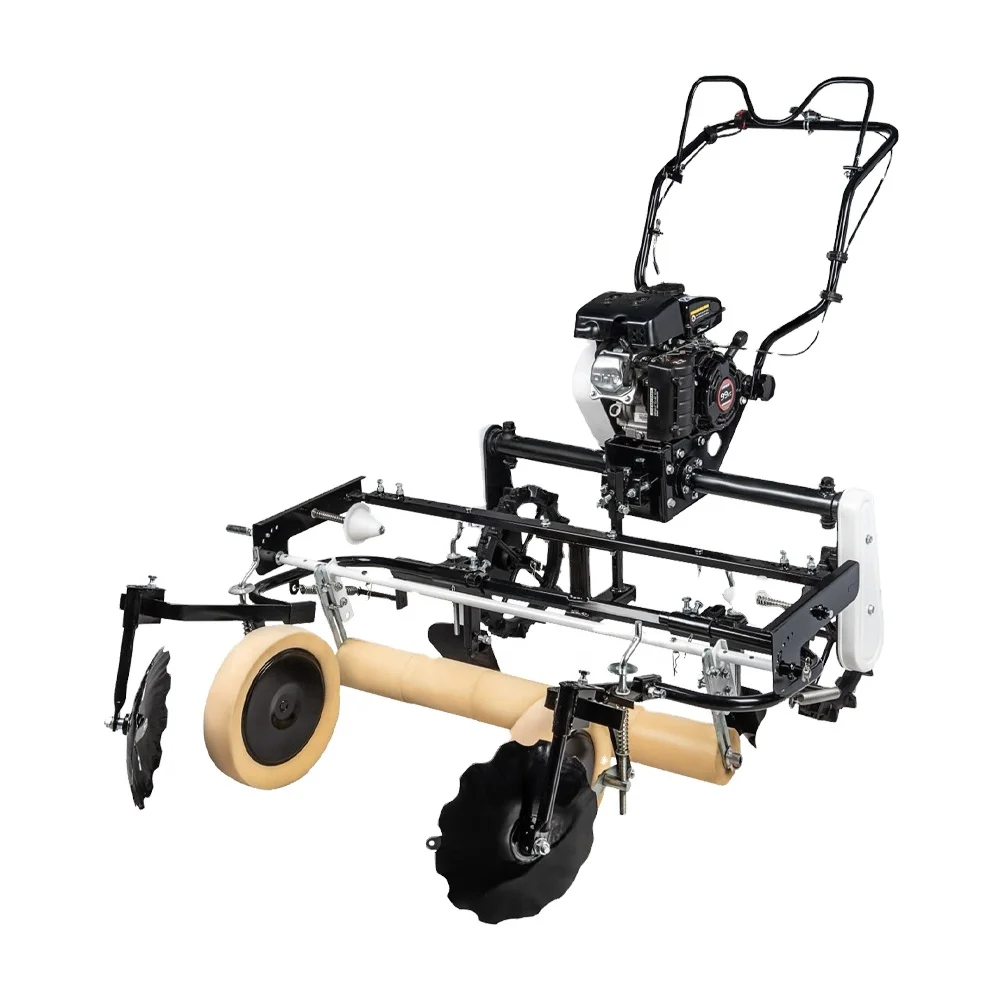 

New Power Tiller Walking Tractor Agricultural Film Laminating Machine Plastic Mulch Laying Machine