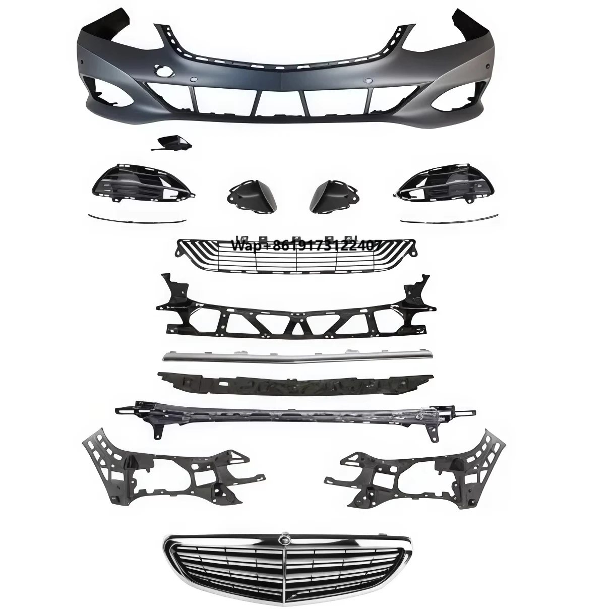 

Hot Sale Body Kit for E-Class 10-13 W212 Upgrades for E Class W212 14-15 Executive Versions Bumper Old to New