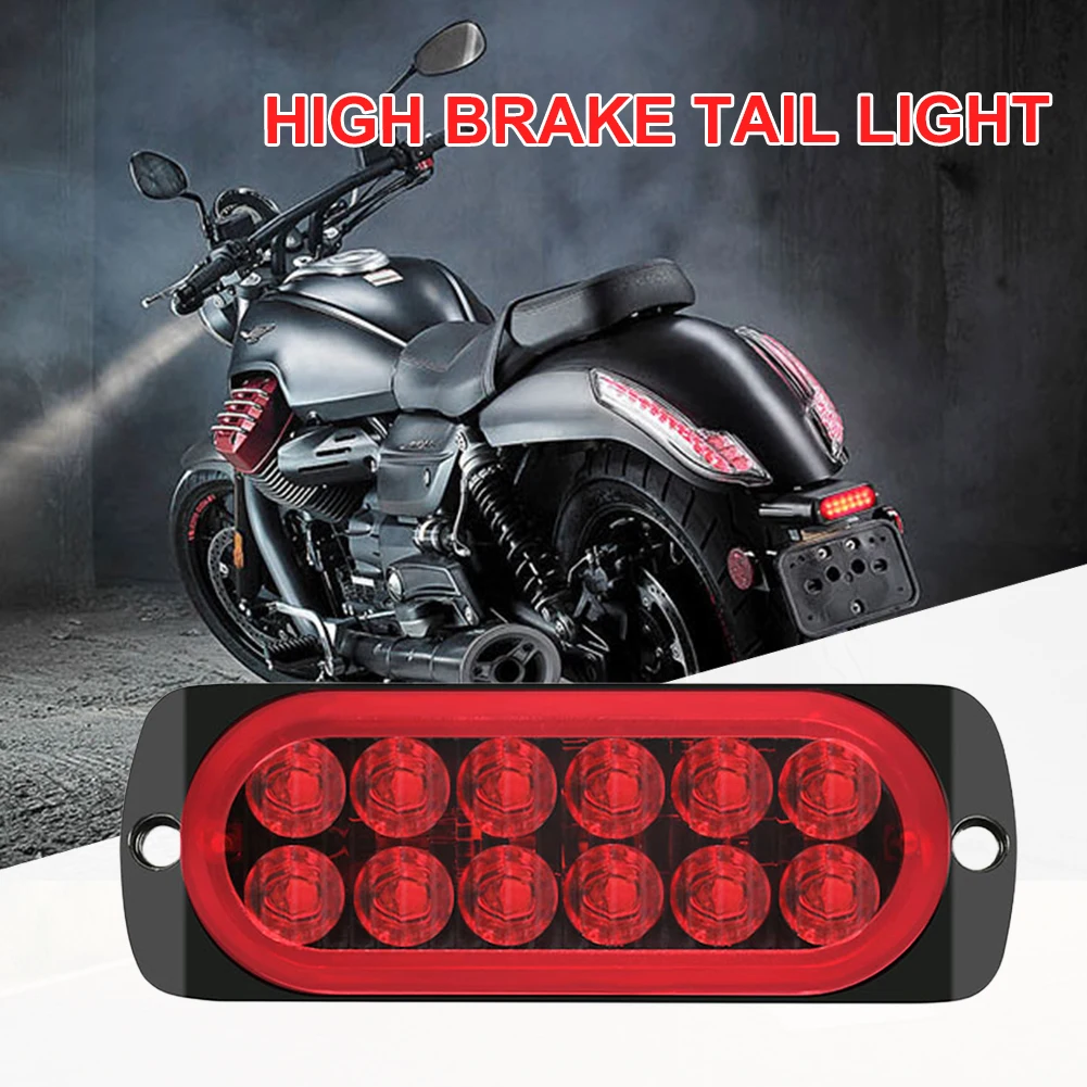 DC 12-24V Breakdown Emergency Light Super Bright Truck Beacon Lamp Car Tail Light Trailer Brake Tail Lamp for Motorcycle Trailer