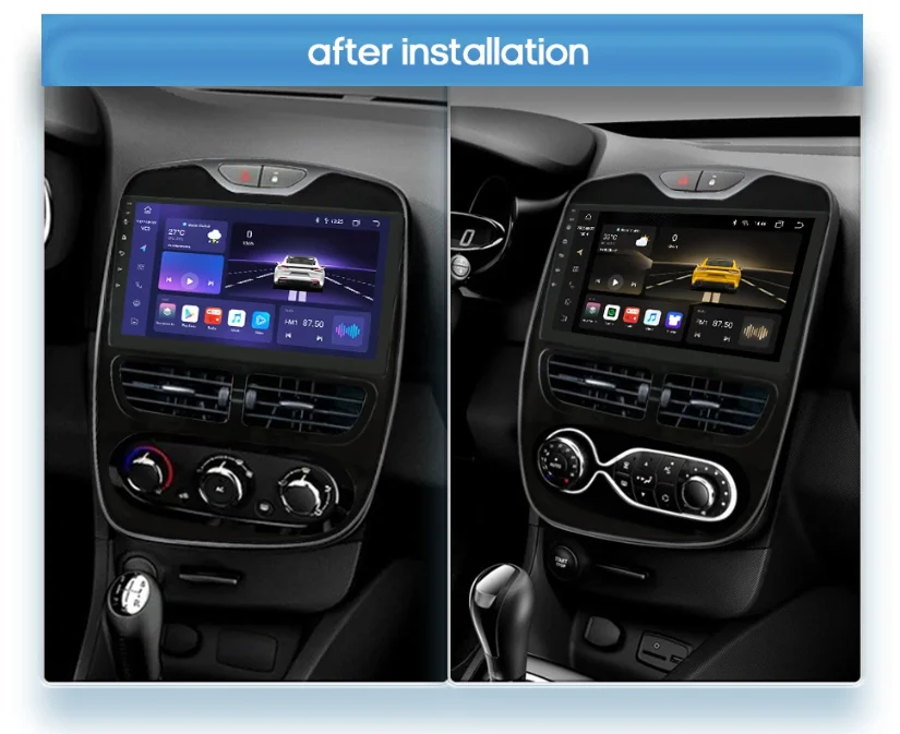 Autoradio für Renault Clio 4 2012 - 2016 Autoradio Multimedia Player Wireless CarPlay Android 16 Auto Kein 2 Din 2din DVD – Detail 2