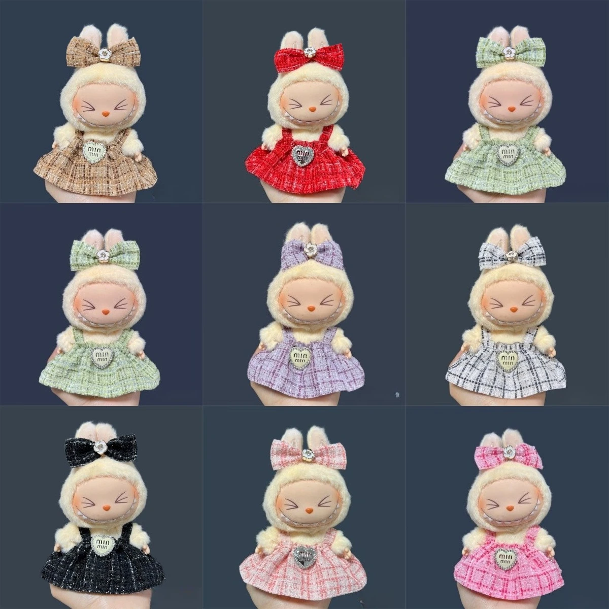 

Adorable 17cm Labubu Plush Skirt - DIY Doll Clothes & Fashion Accessories Gift