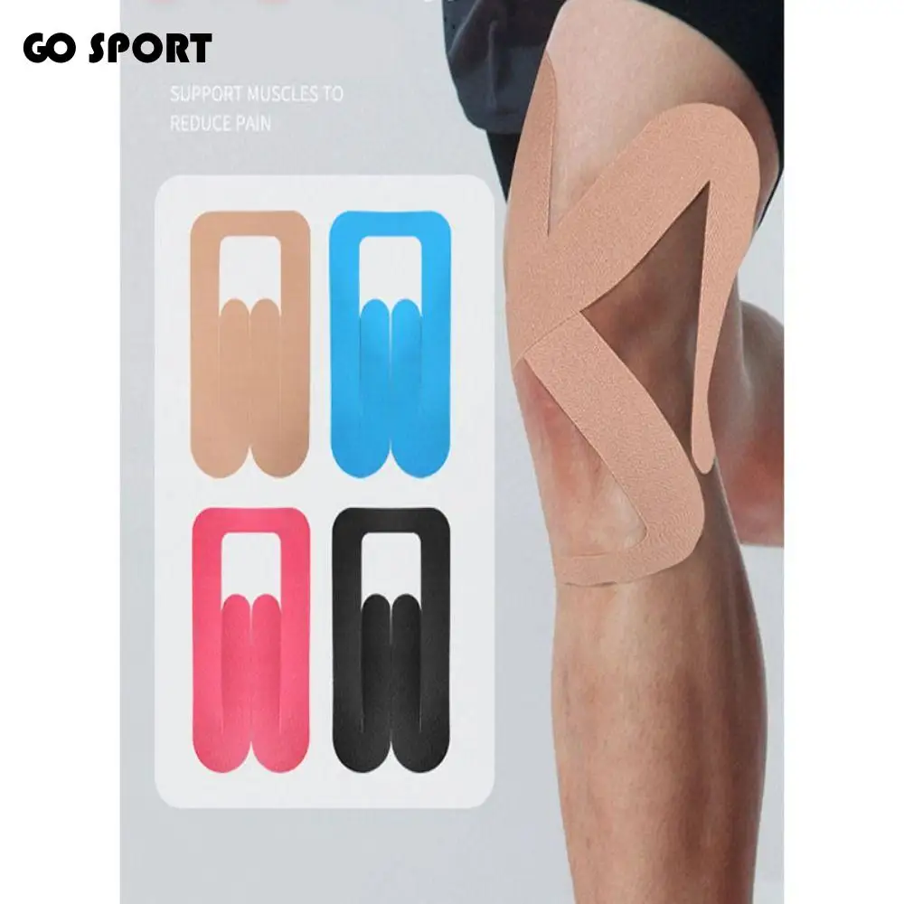 

Cotton Kinesiology Tape Meniscal pre cutting Irregular Recovery Stickers Elastic Multiple colors Fitness Bandage Strain