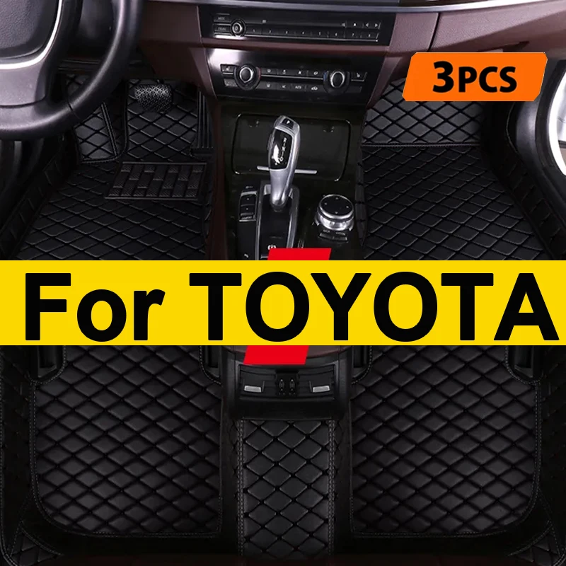 Car Floor Mats For TOYOTA Yaris cross Yaris Yaris hybrid avanza LEVIN VOXY Venza HIACE 2seat Innova MR2 Car Accessories