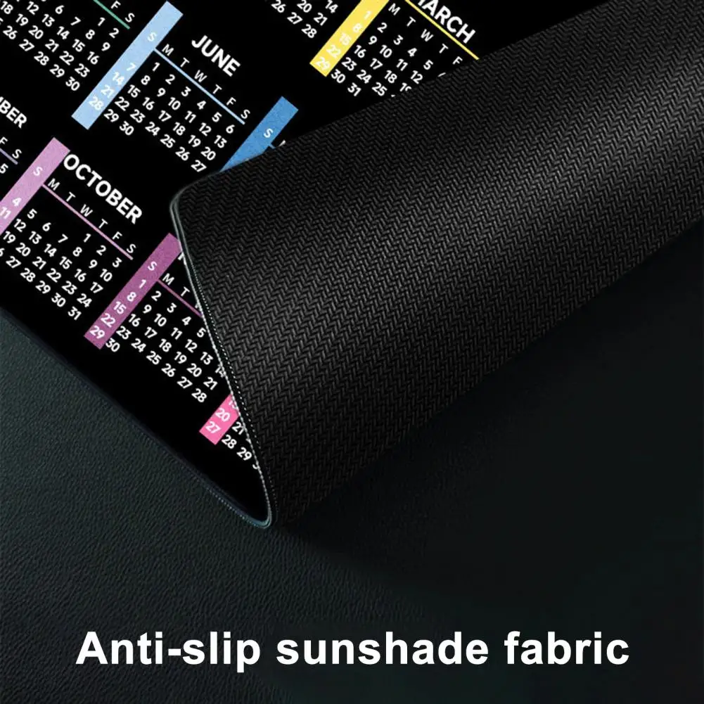 2026 لوحة ماوس تقويم مقاومة للماء للمنزل والمكتب كمبيوتر ألعاب كمبيوتر محمول لوحة ماوس مكتبية مع قاعدة مطاطية غير قابلة للانزلاق ملحقات الكمبيوتر