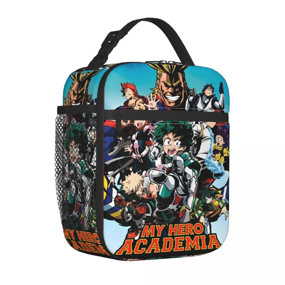 

Trends International My Hero Academia Insulated Lunch Bags Cooler Bag Meal Container Leakproof Tote Lunch Box Bento Pouch Picnic