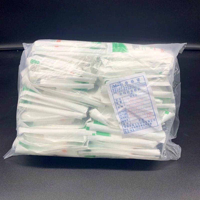 Disposable Surgical Accessories Gauze Piece Non-Woven Gauzes First Aid Kits Wounds Treatment Baby Cleaning Cloth6*8*10cm