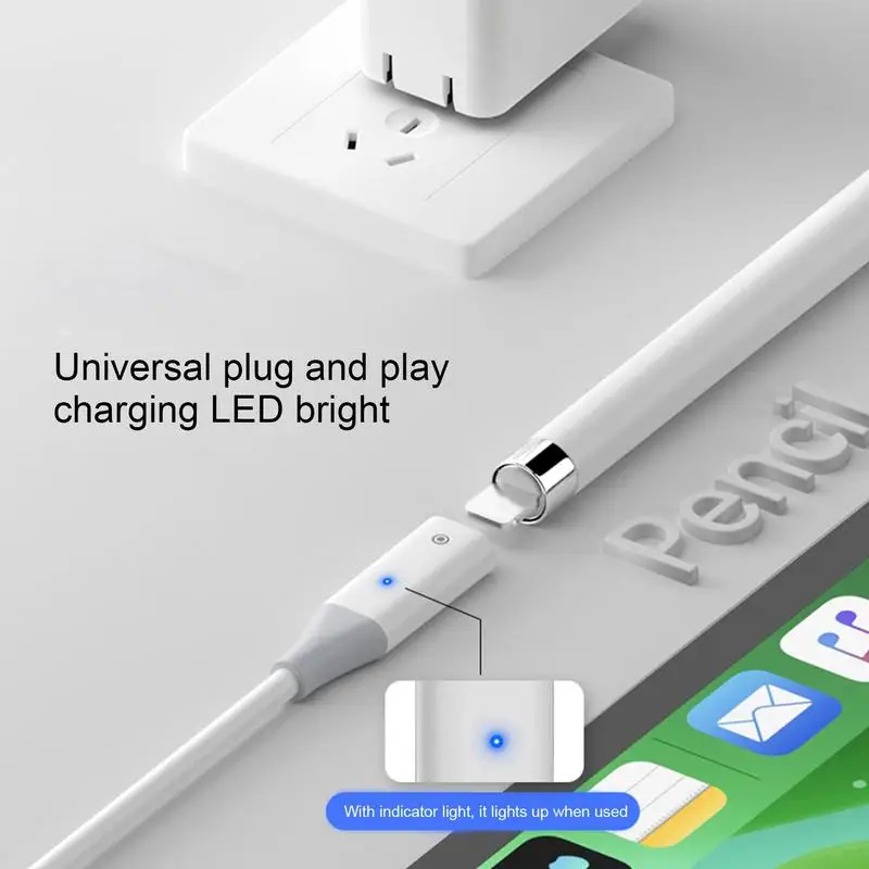 USB Convertor Female-Male Charging Cable For IPad Air Mini Pro Tablet Stylus Pen For Apple Pencill 1 Adapter