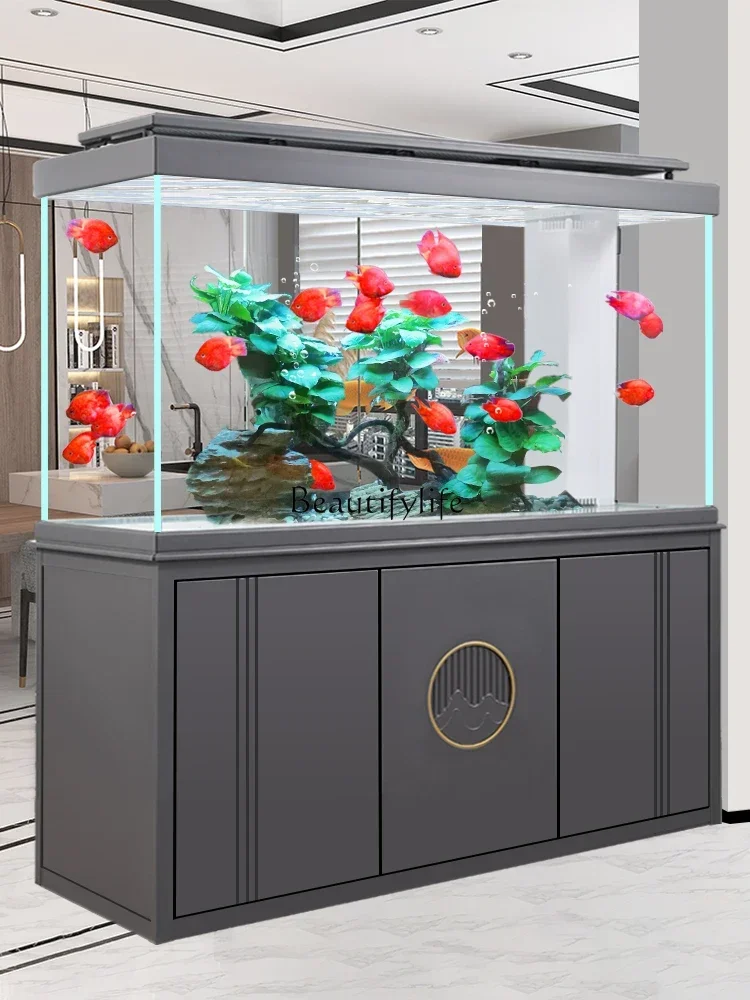 New Chinese Fish Tank Living Room Home Large Floor Screen Hallway Hallway