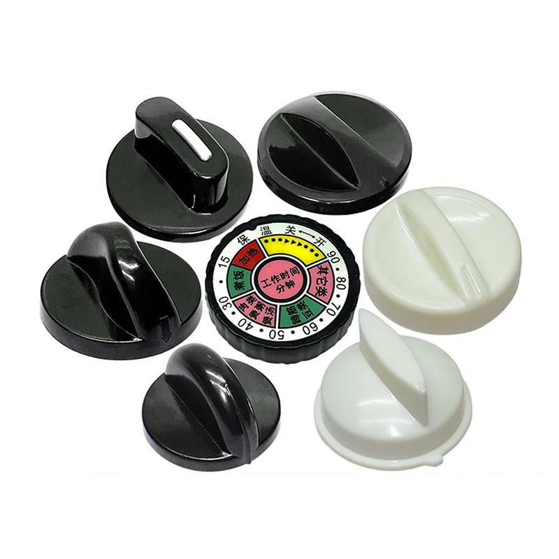 Perilla giratoria para horno microondas, temporizador, interruptor de Control de plástico para medios, carrete Universal para horno microondas, Control de temporizador, 1 unidad