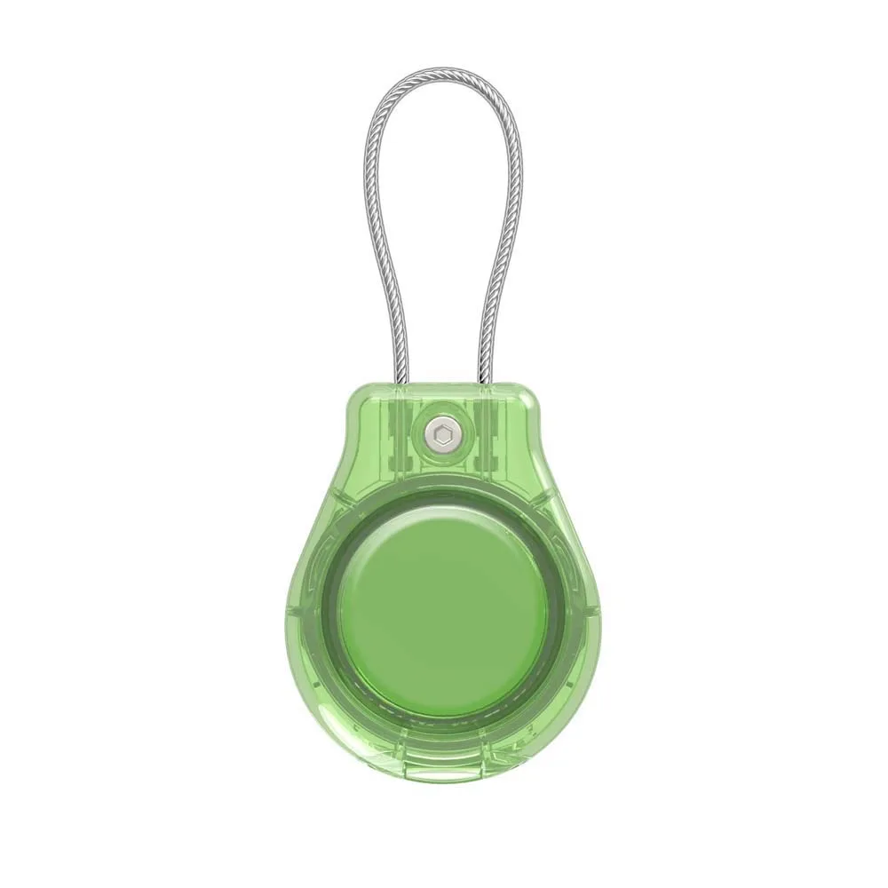Waterdichte hoes voor AirTag sleutelhangerhouder met draadkabel Anti-verloren trackeraccessoires voor bagage-rugzak Airtag-hoes