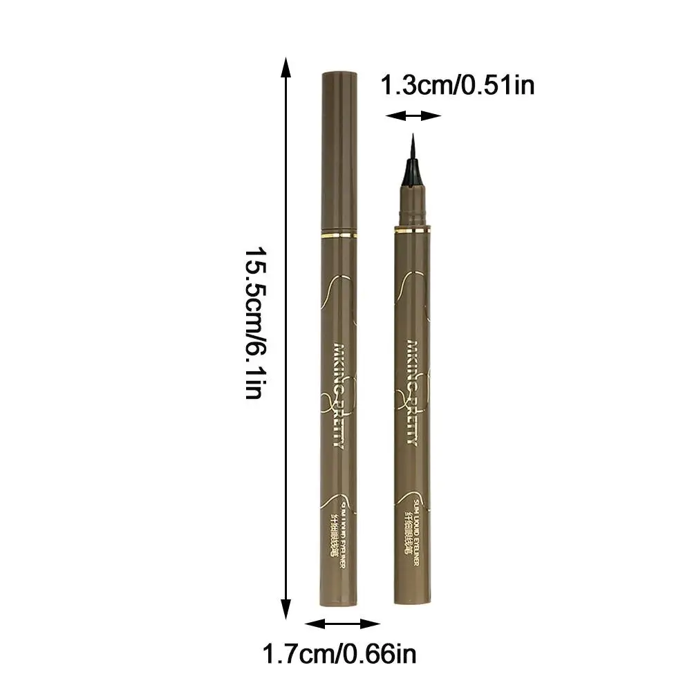 Stylo Eyeliner Ultra Fin Waterproof, 256 Cils betérieurs Couchés, Crayon Eyeliner Durable, Maquillage des Yeux, Cosmétiques Coréens