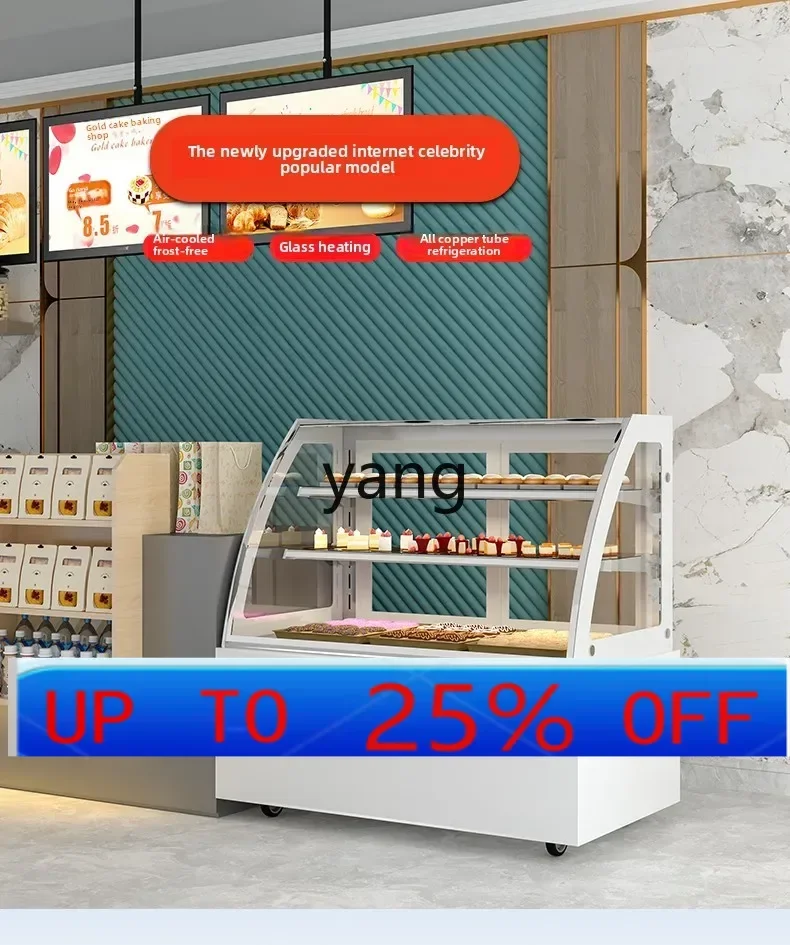 

Lh new air-cooled cake cabinet commercial dessert refrigerated display cabinet milk tea shop