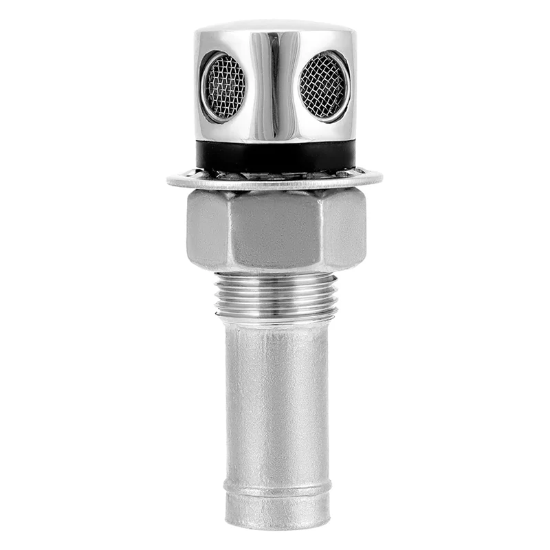 ABZV-Duty 연료 가스 탱크 벤트 핏 5/8"(16Mm) I.D. 호스, 선박, 요트 및 고속철도 캐빈용 316 스테인레스 스틸