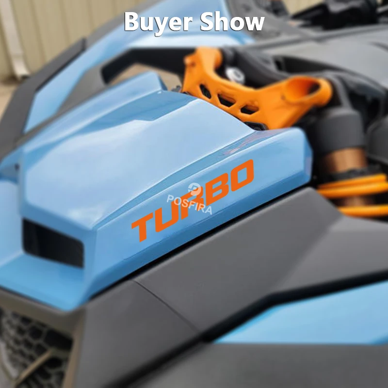 POSFIRA รถจักรยานยนต์สติกเกอร์ไวนิล Decal สําหรับ Canam Maverick X3 Turbo Can Am อุปกรณ์เสริม Can-Am กันน้ํามอเตอร์ไซด์สติกเกอร์