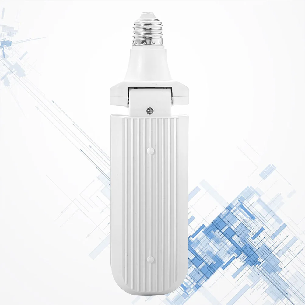 

30 W Folding Deformation Lamp LED Bulbs Home Foldable Light 2 Blades Fan
