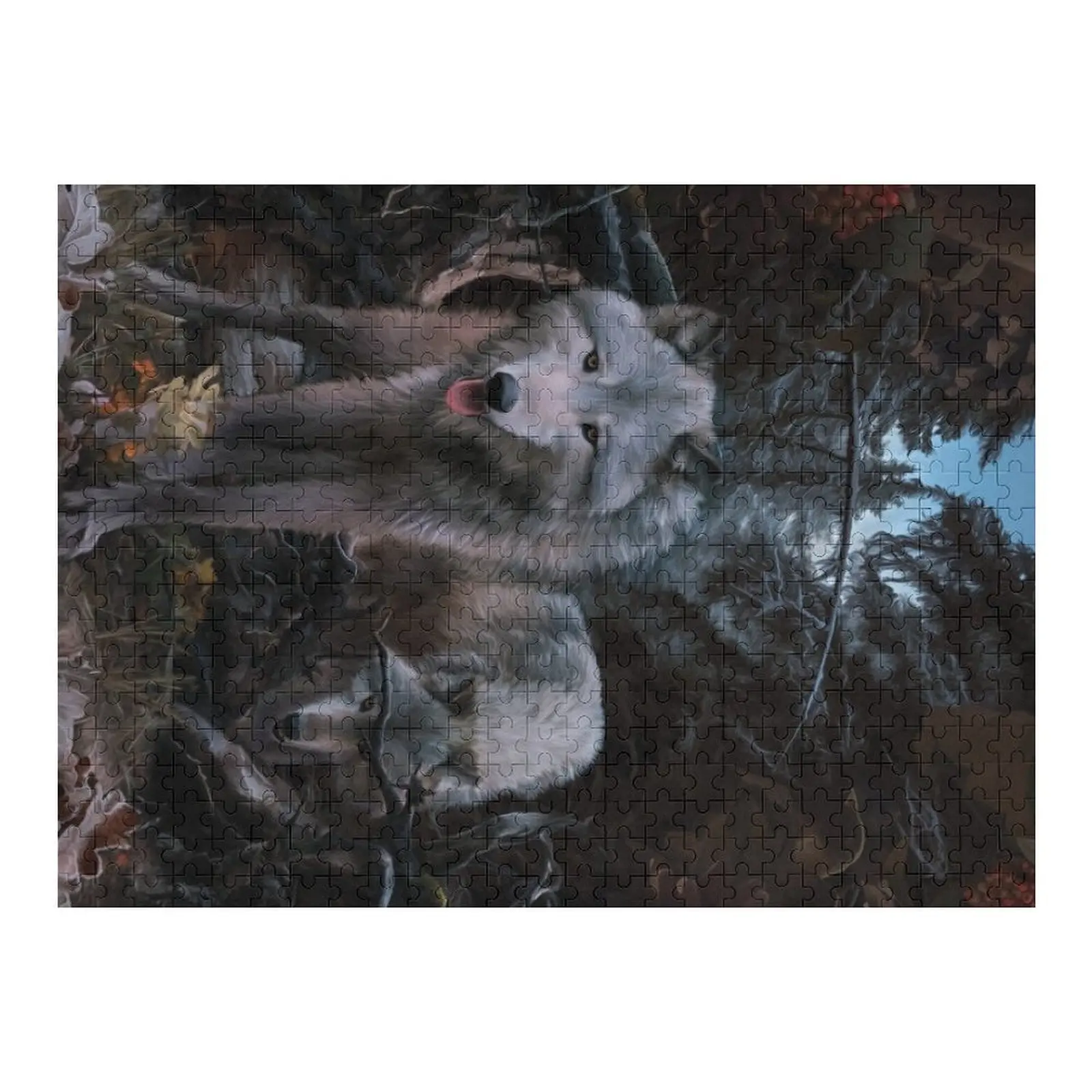 

Timber Wolves hunting in the snow Jigsaw Puzzle Jigsaw Pieces Adults Personalized Personalized Toys Puzzle