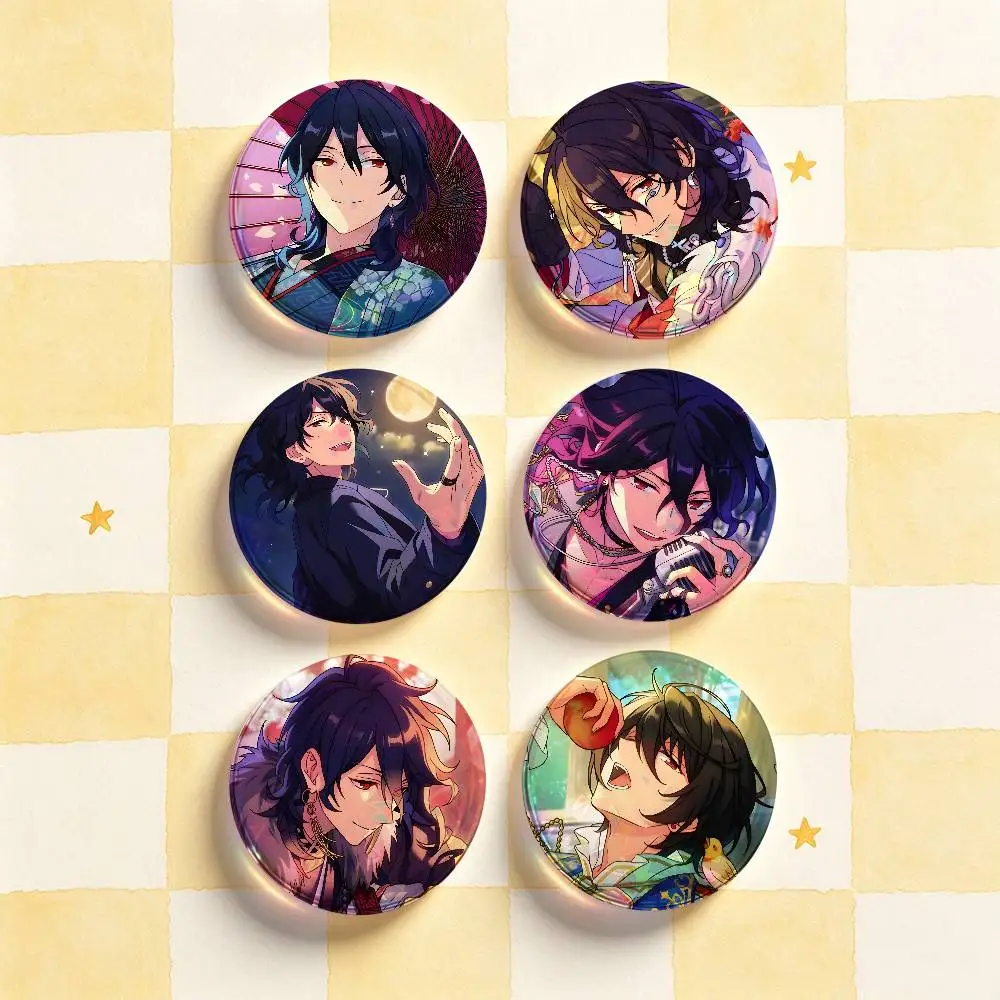 Rei S-Sakuma E-Ensemble Stars HD Print Badges Pretty Round Display Brooches IP merchandise 32mm 58mm 75mm 44mm 25mm