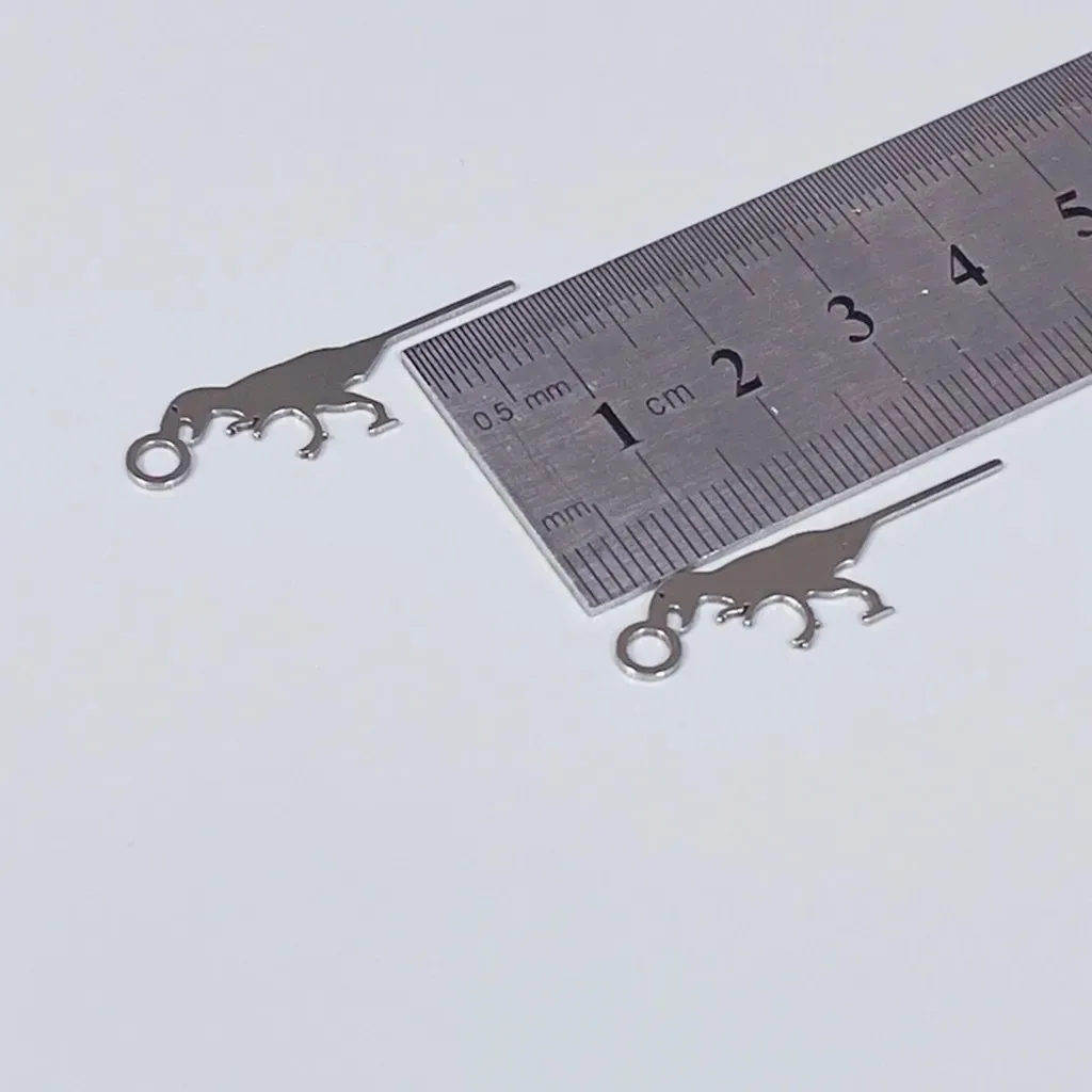 2 Pz/set Dinosauro Ago In Acciaio Inox Vassoio Carta Sim Rimozione Espulsione Spille Ultra-leggero Ditale Universale Per Il Telefono Prodotto Digitale