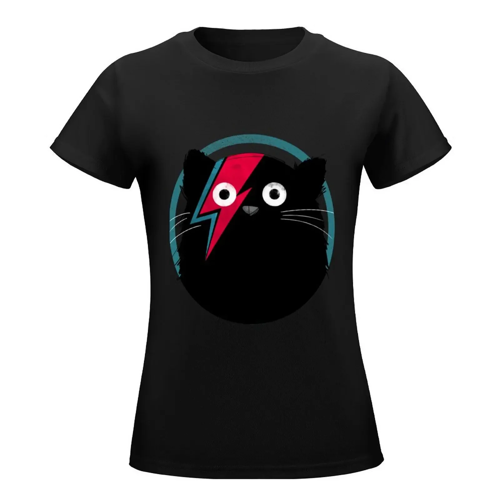 Cat Bowie Classic T-Shirt Female clothing graphics korean fashion t shirt Women