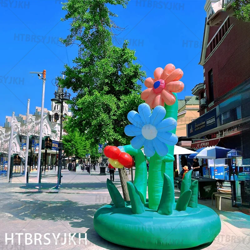 

Inflatable daisies flower air model, Botanical garden outdoor park shopping mall decorative advertising props