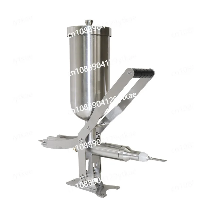 4.5L machine manual jam filling cream filling stainless steel bread or puffs 3 tubes liquid jam