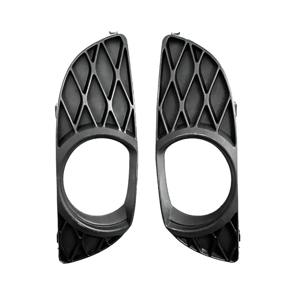 Headlight Bezel Black Fog Light Bezel ABS Plastic Construction Black Finish Precise Vehicle Fitting For Car Exterior Restoration