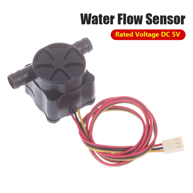 Water Flow Sensor Hall Effect Flow Sensor Rated Voltage DC 5V Water Control Flowmeter Coffee Machine Water Dispenser Flow Meter