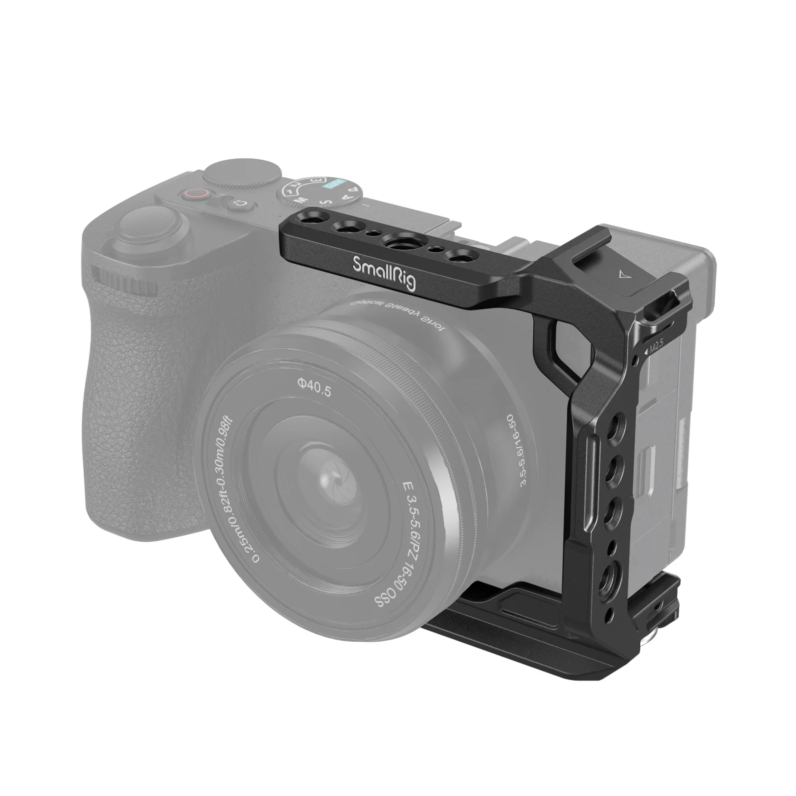 ชุดกรงกล้องขนาดเล็กสำหรับ Sony A6700ฐานครึ่งกรง & เย็นรองเท้าแผ่นยึดตั้งกล้องชุดขยายสตูดิโอสำหรับ Sony Alpha A6700