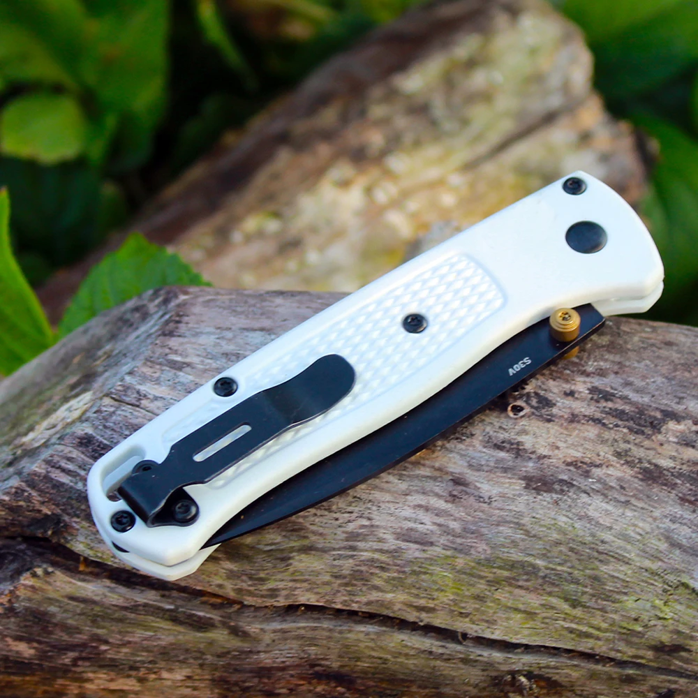 BM Bugout Mini 533 Folding Knife Nylon Fiber Handle Mark S30v Blade Pocket Survival EDC Camping Hunt Outdoor Tactical Knives